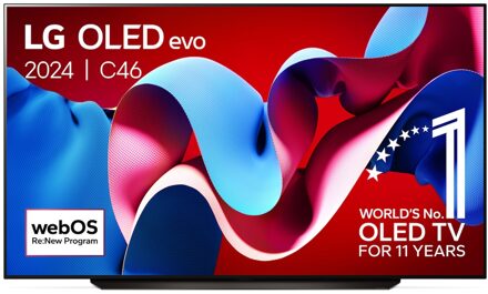 LG OLED83C46LA (2024) - 83 inch - OLED TV Zwart