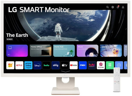 LG Smart 32SR50F-W Monitor Wit
