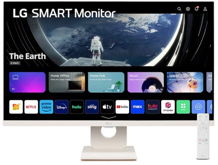 LG Smart Monitor 27SR50F-W Monitor Wit