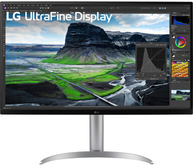 LG UHD IPS 32UQ850V-W Monitor Zilver