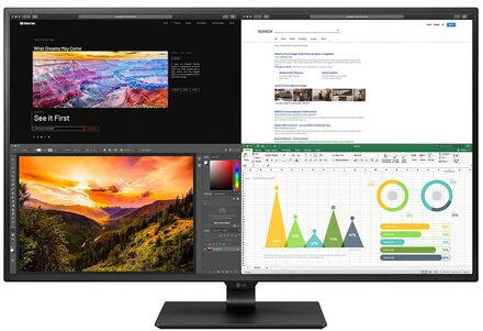 LG UHD IPS 43UN700P-B Monitor Zwart