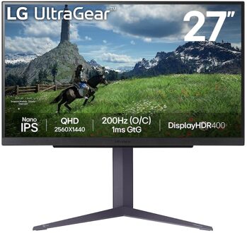 LG UltraGear 27GS85Q-B Monitor Zwart