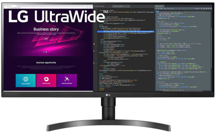 LG UltraWide 34WN750P-B Monitor Zwart