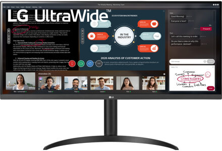 LG UltraWide 34WP550-B Monitor Zwart