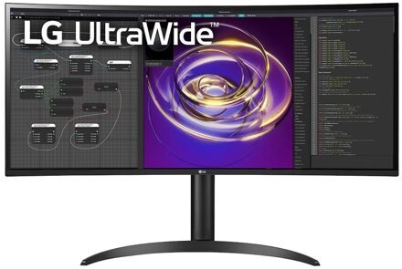 LG UltraWide curved QHD 34WP85CP-B Monitor Zwart