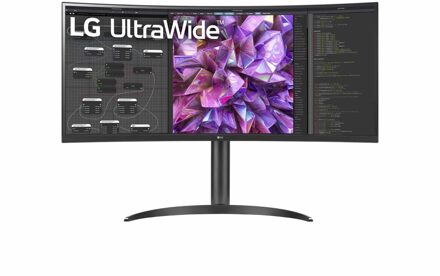 LG UltraWide curved QHD 34WQ75C-B Monitor Zwart