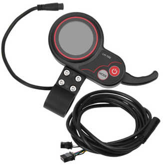 LH100 24V/36V/48V/60V E-Bike Display Thumb Throttle 2 In 1 Snelheidsmeter Bedieningspaneel Voor Elektrische Fiets Scooter E-Bike