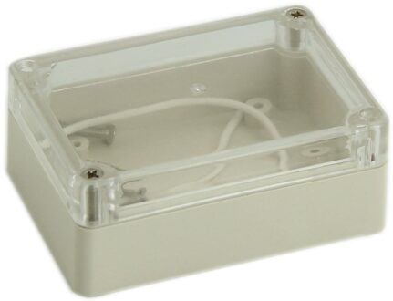 LHLL-85x58x33mm Waterdichte Clear Cover Plastic Elektronische Kabel Project Box Behuizing Case