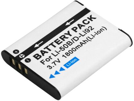 LI-50B Li 50B Batterij Voor Olympus VR-340 1010 1020 1030SW Tough 6000 6020 8000 8010 Mju 1010 1020 Tg 610 620 630 810 XZ-1 1accu