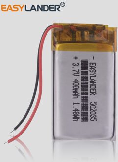 Li Lithium Polymeer Batterij 502035 3.7V 052035 400Mah MP3 MP4 MP5 Batterijen Bluetooth Headset