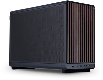 Lian Li A3-mATX Black (Wood Edition) Tower behuizing