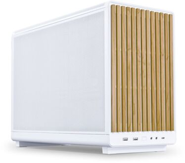 Lian Li A3-mATX White (Wood Edition) Tower behuizing