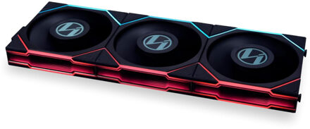 Lian Li UNI FAN TL-LCD120 Reverse Black Triple Pack Case fan