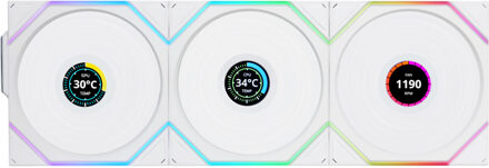 Lian Li UNI FAN TL120 LCD Wireless Triple Pack Case fan