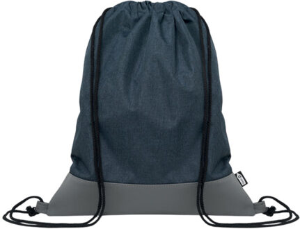 Libag tweekleurige rpet trekkoordtas Zwart - One size