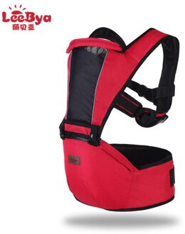 Libei Ya Baby Carrier Voor Hold-Stijl Multi-Functionele Baby Sling Vier Seizoenen Ademend Kruk rood 2021