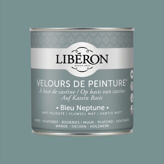 Libéron Velours De Peinture Muurverf - Mat - Bleu Neptune - 0,5l