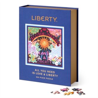 Liberty All You Need Is Love 500 Piece Book Puzzle -   (ISBN: 9780735380097)