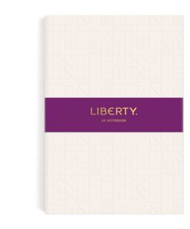 Liberty Cream Tudor A5 Embossed Journal - Galison