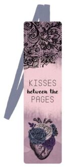 Libri_x boekenlegger met elastiek - kisses