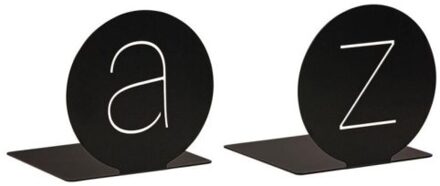 Libri_x boekensteun metaal a&z set van 2