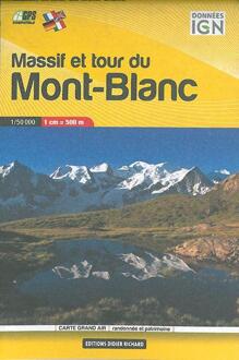 Libris Wanderkarte Mont Blanc Pocket Map (Massif and Tour) 1 : 50 000