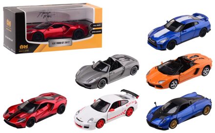 Licentie supercar schaal circa 1:32 Multikleur