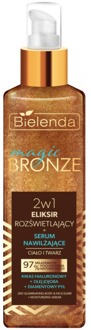 Lichaamsolie Bielenda Magic Bronze 2-in-1 Illuminating Elixir Moisturising Serum for Face & Body 150 ml