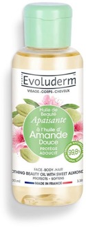 Lichaamsolie Evoluderm Soothing Beauty Oil with Sweet Almond 100 ml