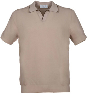Licht Beige Tennis Polo Shirt Gran Sasso , Beige , Heren - XL