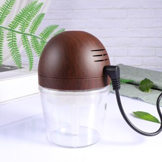 Licht Geel Mini Luchtreiniger Usb Deodorant Verwijderen Apparaat Aroma Diffuser Met Led Licht Voor Auto Gebruik bruin