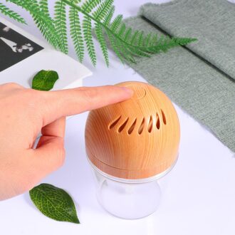 Licht Geel Mini Luchtreiniger Usb Deodorant Verwijderen Apparaat Aroma Diffuser Met Led Licht Voor Auto Gebruik
