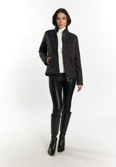 licht gewatteerd jack Dames zwart - S