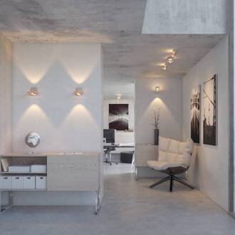 LICHT GRIMMEISEN Slide Movex LED-spot 80°/80° dim blauw zilver