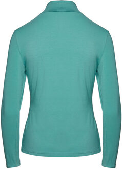 Licht groen trui met polokraag en lange mouwen - maat EU 42 / UK 14