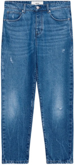 Licht Indigo Denim Jeans Ami Paris , Blue , Heren - W33,W30,W34,W31,W29