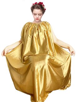 Licht Roze Big Size Stoom Gown Yoni Dampende Jurk Goud Kleur Yoni Detox Gown Ademend Stoom Zijde Stof