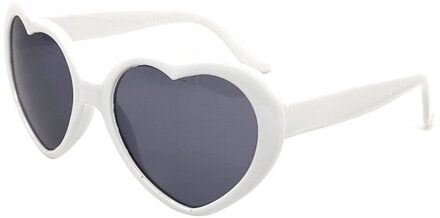 Licht Verandert In Liefde, Speciale Effecten Bril, Liefde, Perzik Hart Verjaardag Bril, Hartvormige, verlichting Verandert In Liefde, Sungla wit