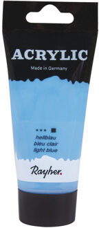 Lichtblauwe acrylverf/hobbyverf op waterbasis 75 ml - Hobbyverf