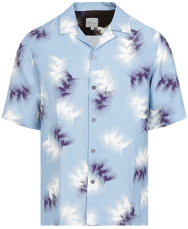 Lichtblauwe Bowling Shirt PS By Paul Smith , Multicolor , Heren - L,M,S