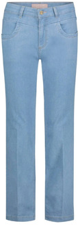 Lichtblauwe Straight Jeans voor Vrouwen Parami , Blue , Dames - 2XL L32