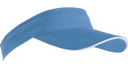 Lichtblauwe zonneklep