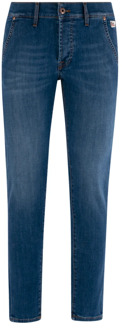Lichte Denim Jeans met Amerikaanse Zak Roy Roger's , Blue , Heren - W32,W35,W30,W33,W36,W31,W34
