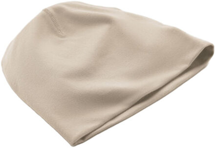 Lichte muts van katoenmix Beige - One size