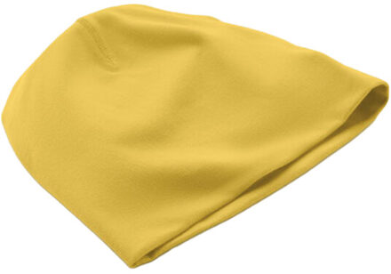 Lichte muts van katoenmix Geel - One size