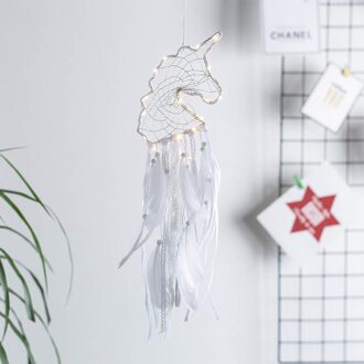 Lichten Eenhoorn Dream Catcher Nordic Kamer Decoratie Nursery Decor Kinderkamer Decoratie Leraar D7486-2