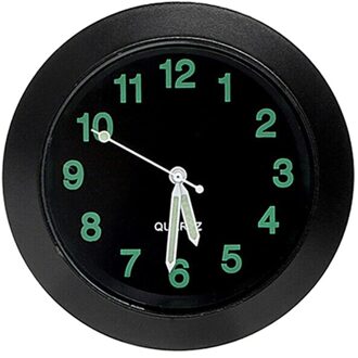 Lichtgevende Auto air outlet Horloge Auto styling voor Auto Gauge Klok Mini Auto Air Vent Quartz Klok met clip zwart