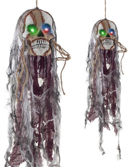 Lichtgevende Hangdecoratie Doodskop Halloween (80cm) Multikleur - Print