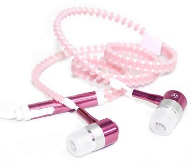 Lichtgevende Headset Muziek Bedrade Koptelefoon Gloeiende Rits Oordopje Sport Oordopjes Voor Iphone Samsung Xiaomi 3.5Mm Headset Plug