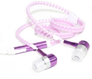 Lichtgevende Headset Muziek Bedrade Koptelefoon Gloeiende Rits Oordopje Sport Oordopjes Voor Iphone Samsung Xiaomi 3.5Mm Headset Plug